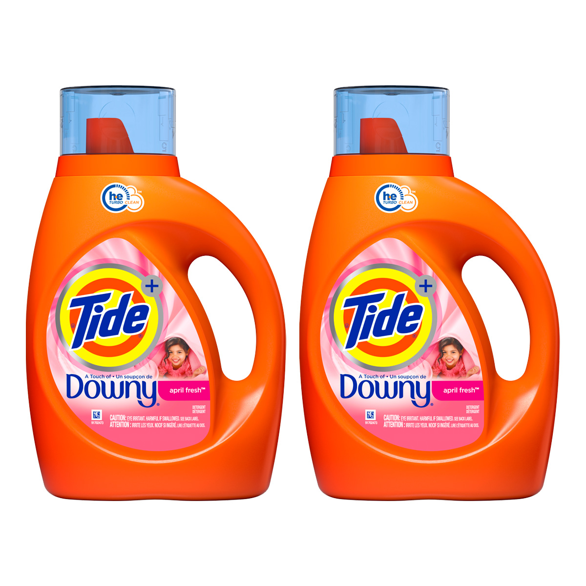 Tide A Touch Of Downy He 1 l Limpeza E Suavidade - 2 Un