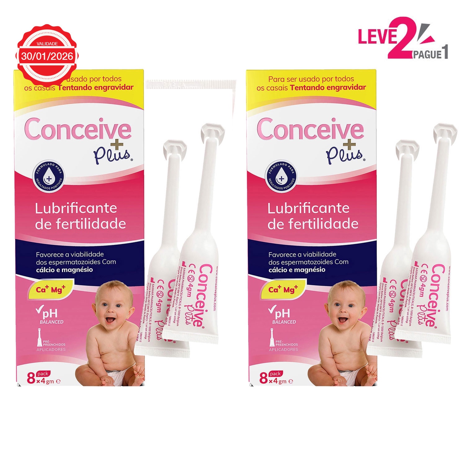 Conceive Plus 8 Aplicadores : Leve 2 Pague 1 –