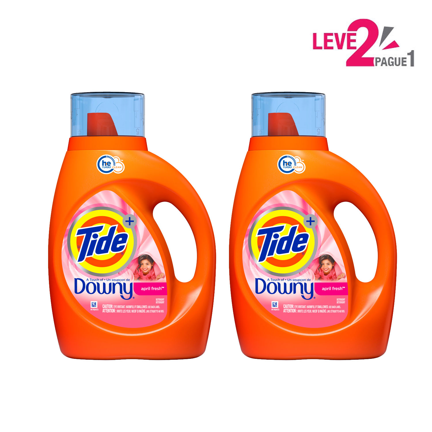 Leve 2 pague 1:TIDE A TOUCH OF DOWNY HE 1 L