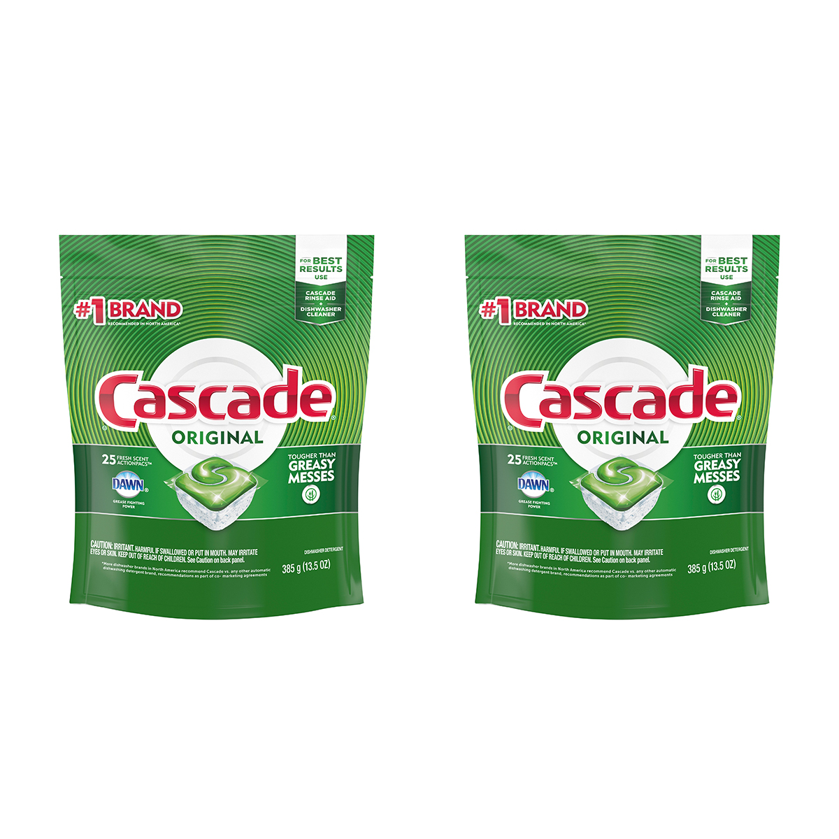Cascade Original Fresh 25 Pods - 2 unidades