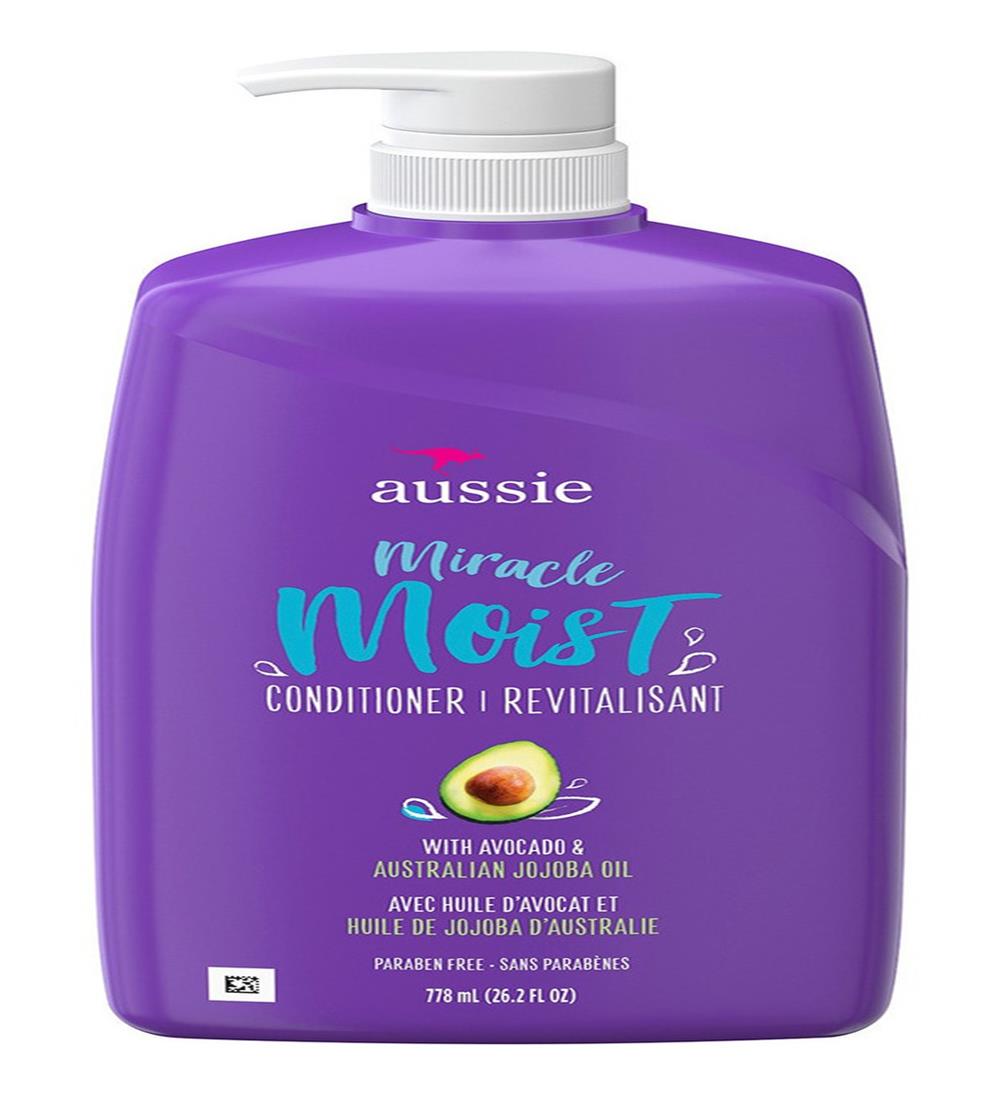 ondicionador Aussie Mega Moist 778ml | Hidratação Intensa e Maciez | Aussie