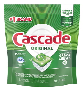 CASCADE ORIGINAL FRESH C/15 PODS