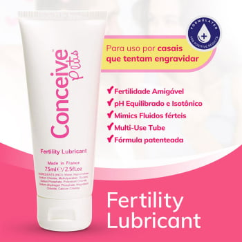 Compre Gel 75ml e ganhe Conceive Plus 8 aplicadores