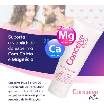 Compre Gel 75ml e ganhe Conceive Plus 8 aplicadores