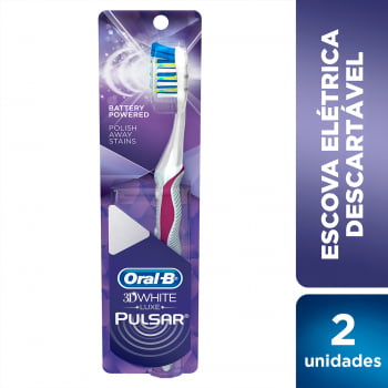 Escova Elétrica Descartável Oral-B Pulsar 2 unid.