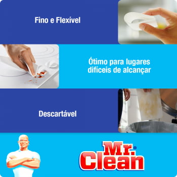 Folhas p/ Limpeza Mr Clean Magic Eraser Sheets 8 Folhas