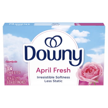 Amaciante Em Folhas Para Secadoras Downy Sheets April 34 Fls